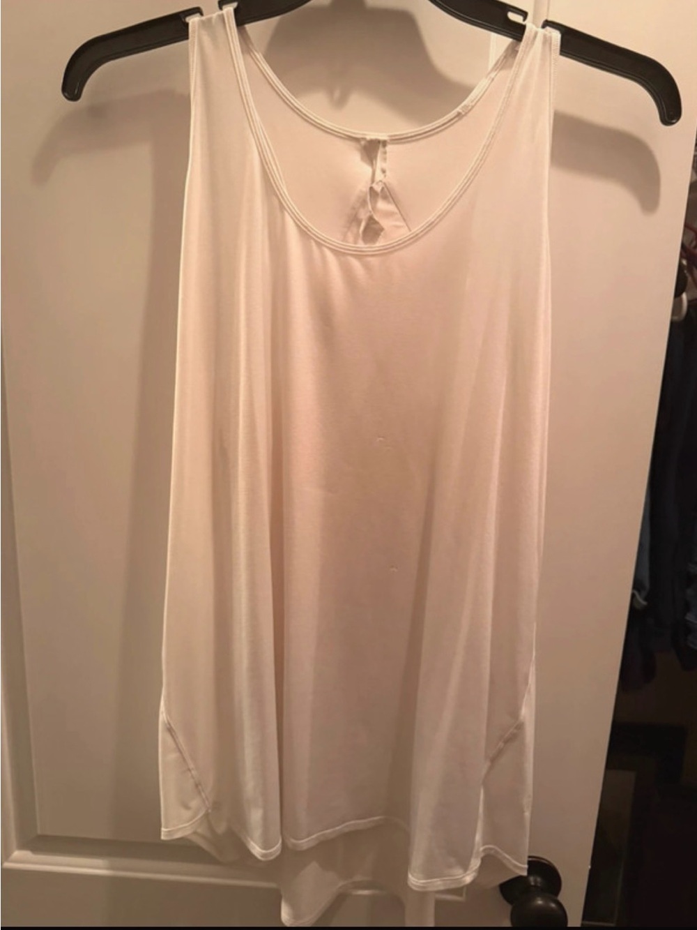lululemon athletica White Flowy Racerback Tank